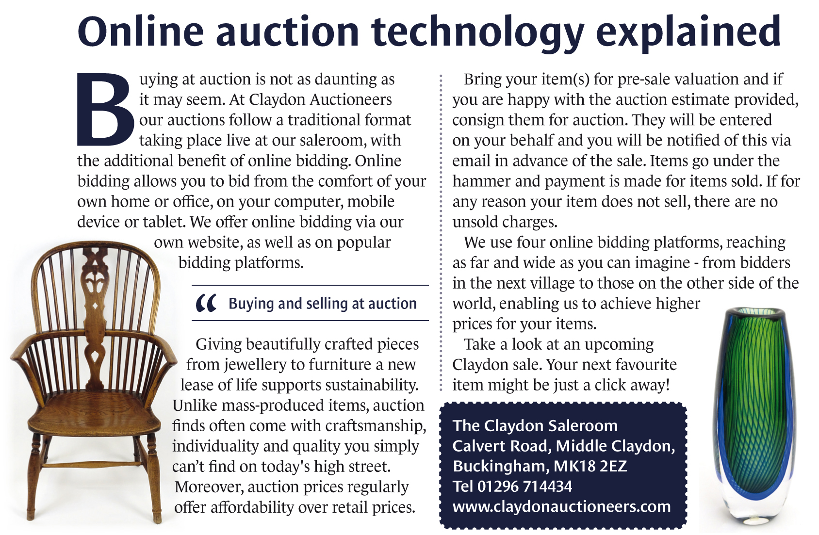 Claydon Auctioneers JunJul26